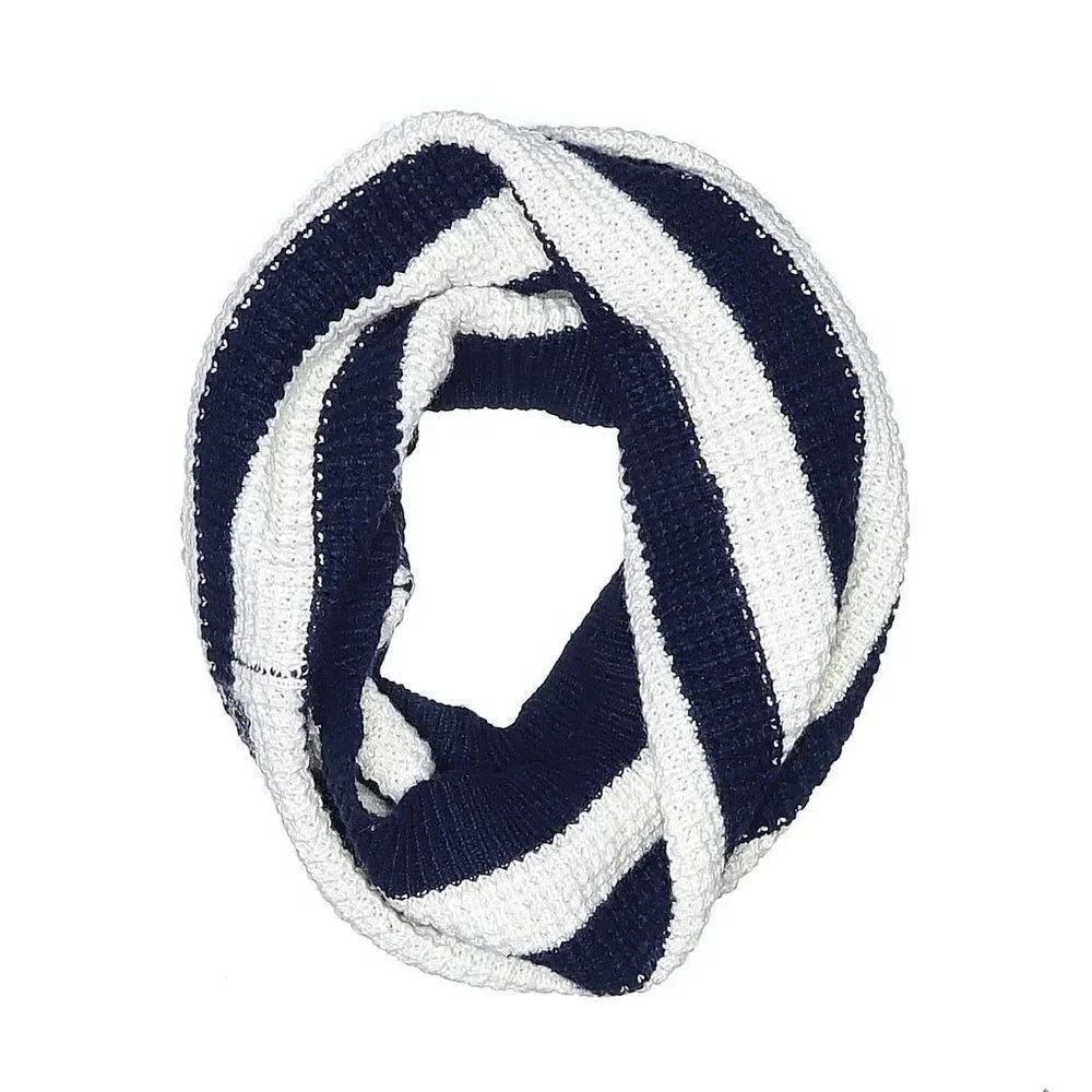*Gap* Cozy Cashmere Blend Classic Stripe Funnel Scarf EUC